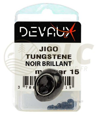 Jigo Tungstene DEVAUX Noir Brillant | PLC.PECHE.FR
