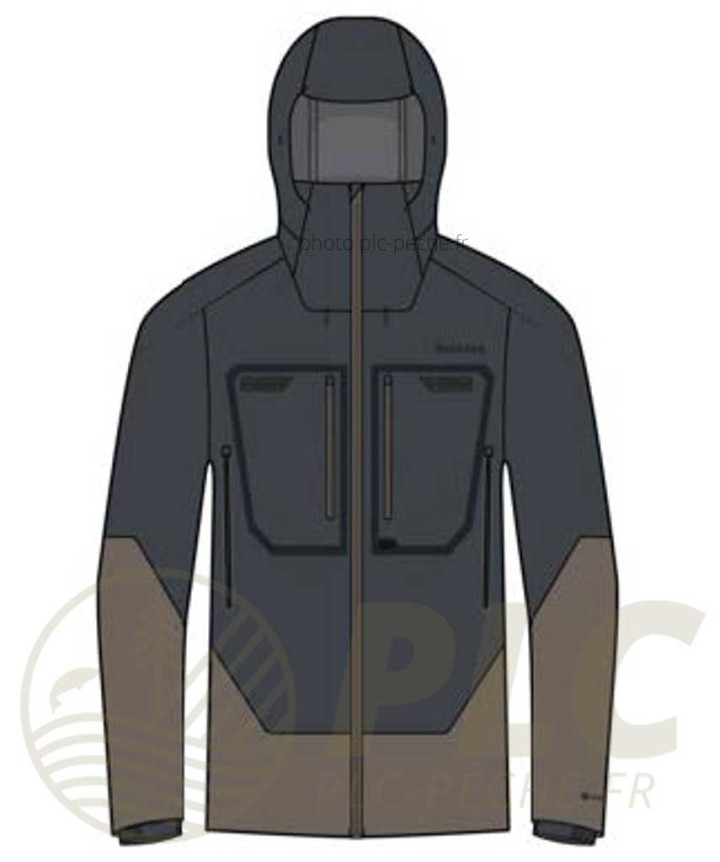 Veste SIMMS G3 Guide Jacket Dark Elkhorn | PLC-PECHE.FR