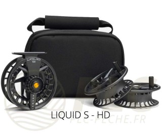 Pack Moulinet + Bobines Lamson Liquid S -9+ HD Smoke | PLC-PECHE.FR