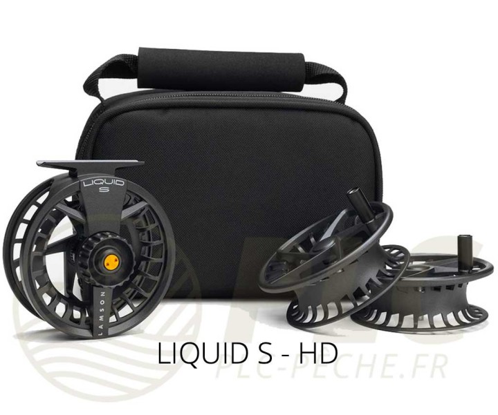 Pack Moulinet + Bobines Lamson Liquid S -9+ HD Smoke | PLC-PECHE.FR