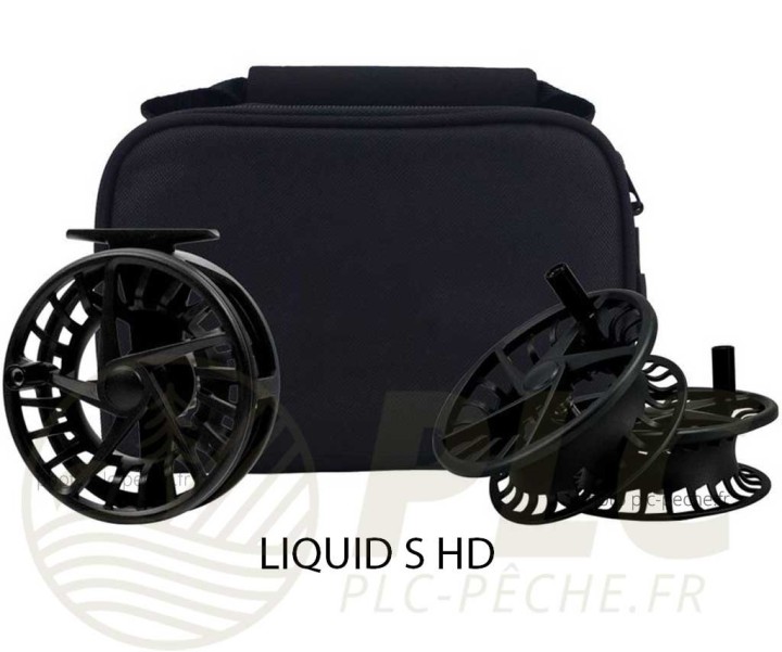 Pack Moulinet + Bobines Lamson Liquid S -9+ HD Black | PLC-PECHE.FR