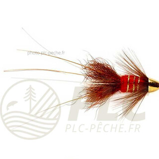 Mouche Saumon FULLING MILL Tube Fly Red Francis Conehead | PLC-PECHE.FR