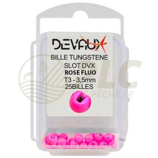Billes Tungstene Slot DEVAUX Rose Fluo | PLC-PECHE.FR