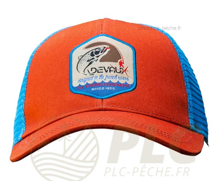 Casquette DEVAUX Trucker Bomblue