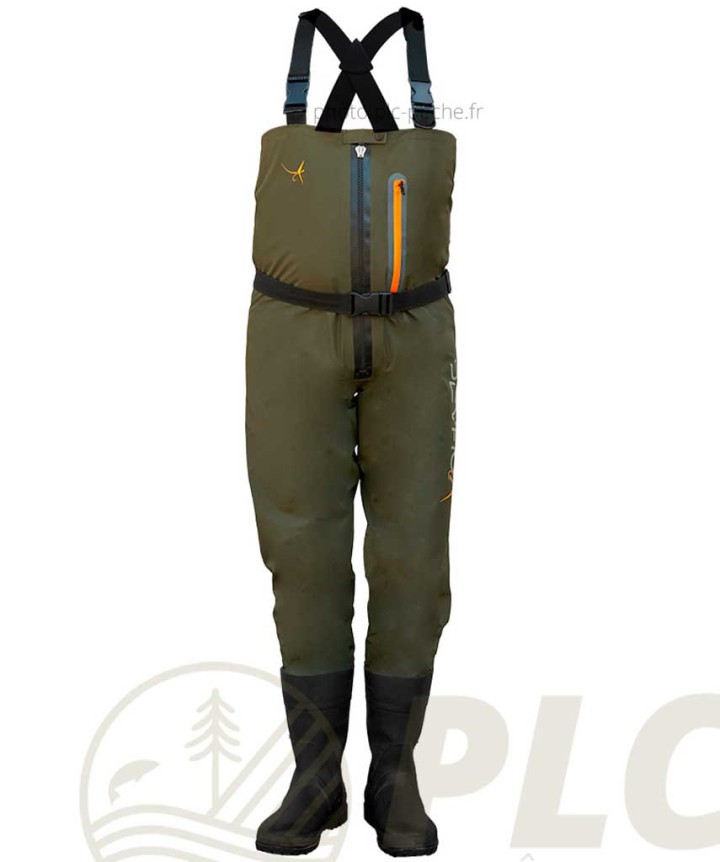 Waders DEVAUX ZIP Bottes 400 Olive