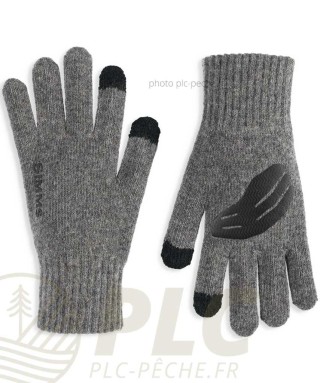 SIMMS Wool Full Finger Steel