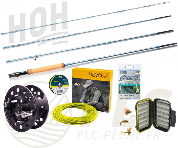 Pack Canne à Mouche HOH 9' soie 4 | PLC FLY SHOP