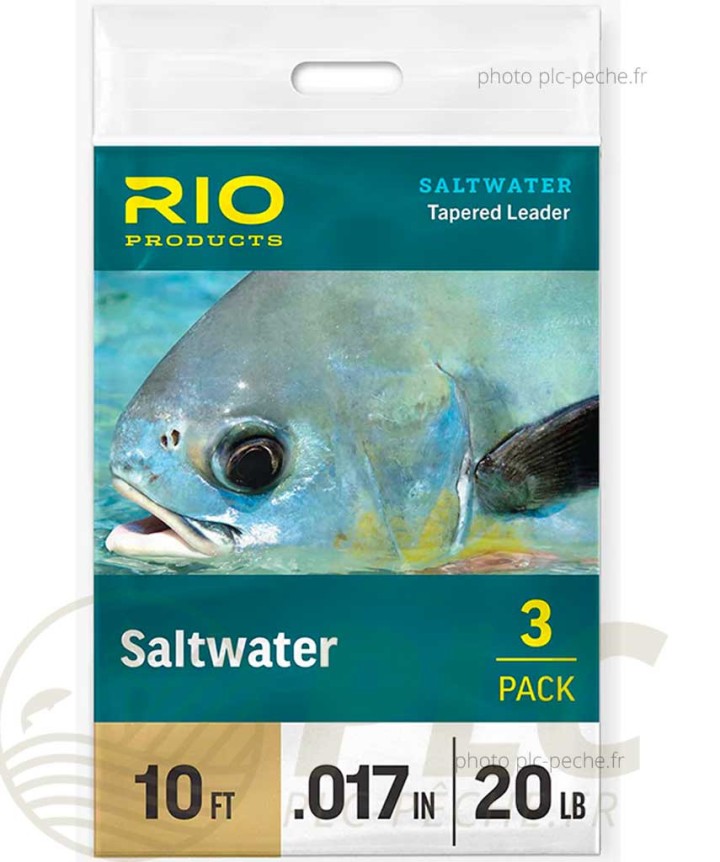 Bas de ligne RIO Saltwater 10' (3,00 m) X3