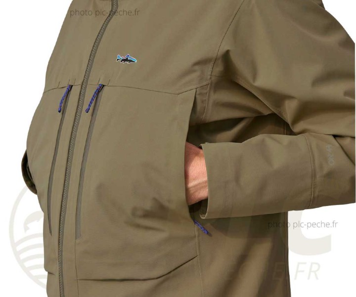 Veste de Wading PATAGONIA Swiftcurrent River Rock Green | PLC-PECHE.FR