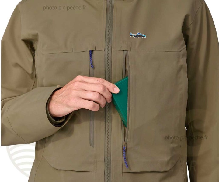 Veste de Wading PATAGONIA Swiftcurrent River Rock Green | PLC-PECHE.FR