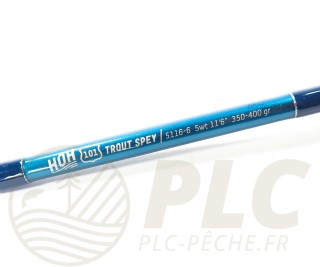 Canne HOH 101 Trout Spey 11'6 soie 5 (6 Brins) modèle