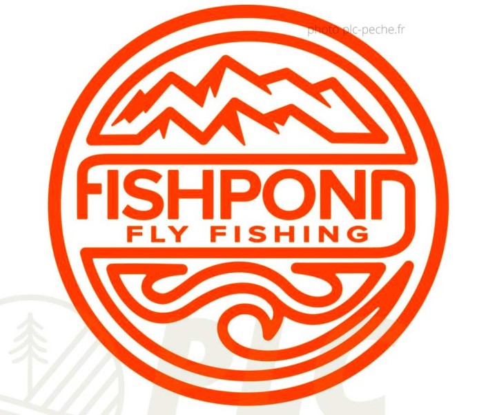 Sticker FISHPOND Thermal Die Cut Headwater Orange