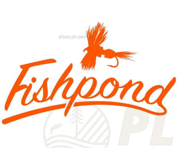 Sticker FISHPOND Thermal Die Cut North Fork 5inch