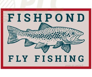Sticker FISHPOND Die Cut Las Pampas 6 inch