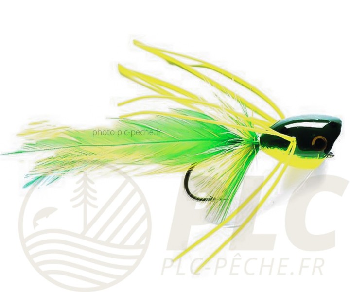 Mouche FULLING MILL Bass Popper Frog