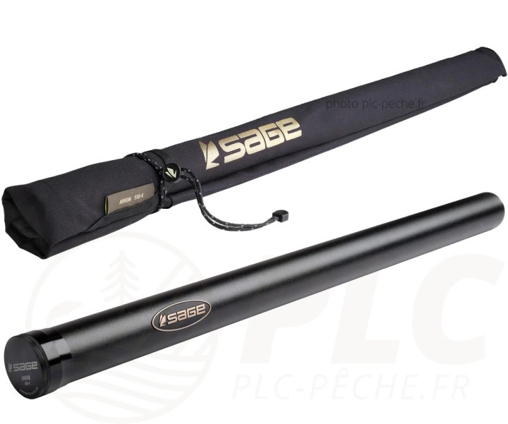 Canne à mouche SAGE ARROW 7'6 Soie de 3 housse et tube