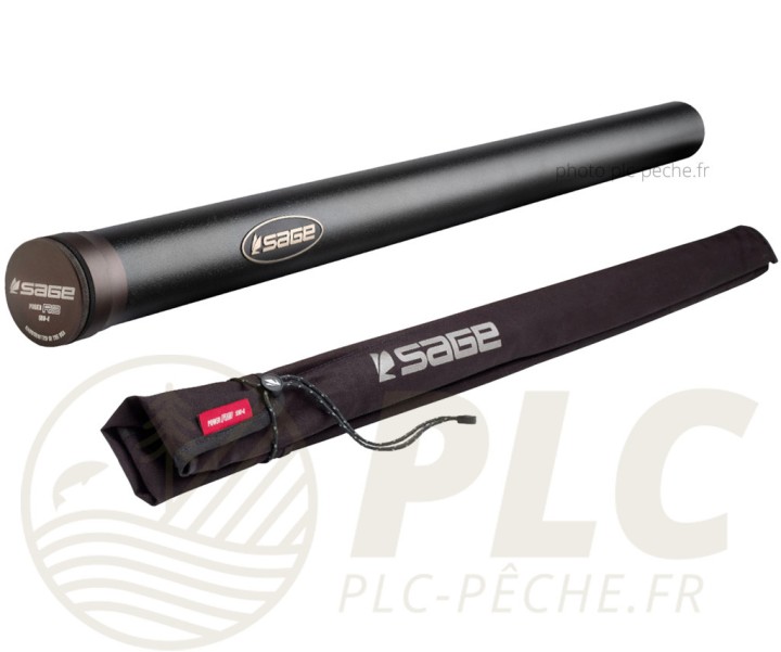 Canne à mouche SAGE POWER R8 9' Soie de 6 Housse et Tube