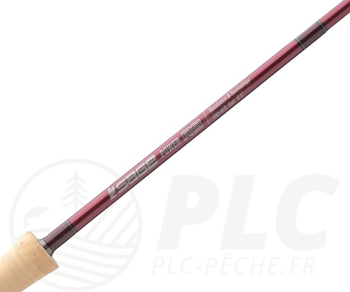 Canne à mouche SAGE POWER R8 9'6 Soie de 6 blank