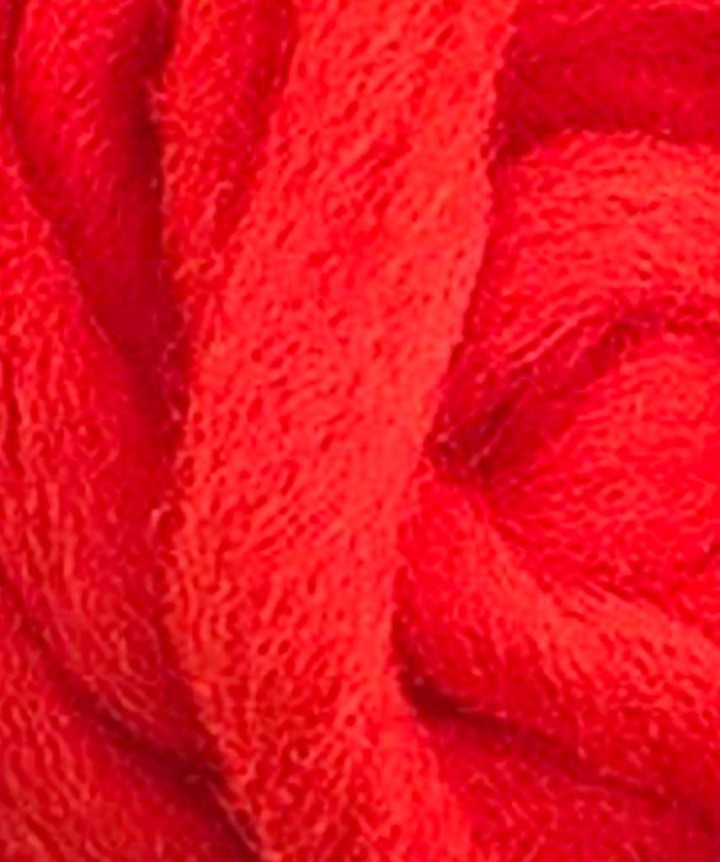 Mèches de Fibres Egg Yarn DEVAUX orange feu