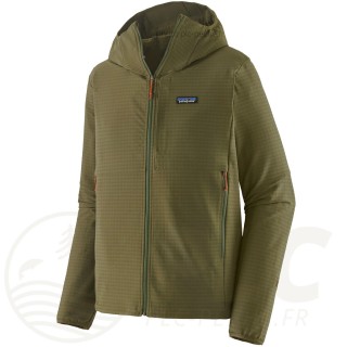M's R1 TechFace Fitz Roy Trout Hoody Basin Green