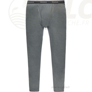 Collant Strata 160 Crew Dark Grey Heather SIMMS | PLC-PECHE.FR