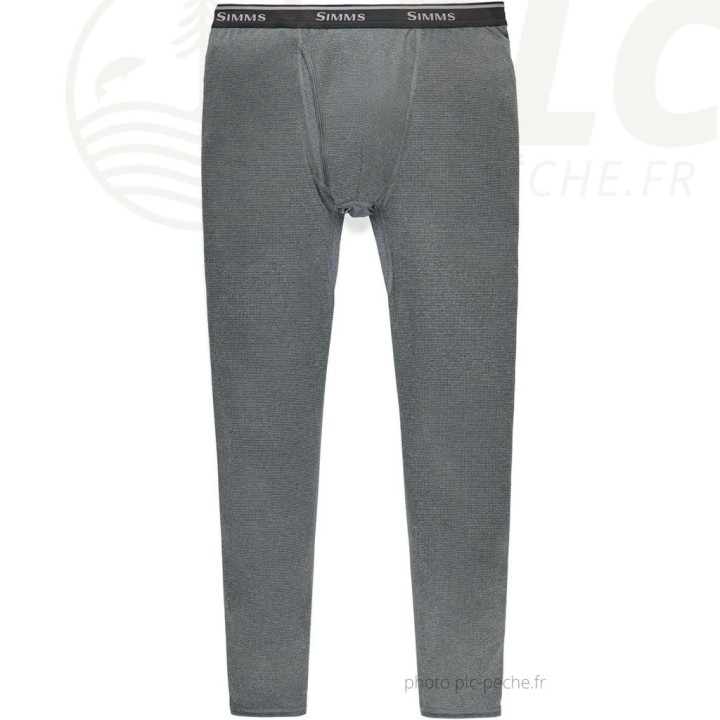 Collant Strata 160 Crew Dark Grey Heather SIMMS | PLC-PECHE.FR