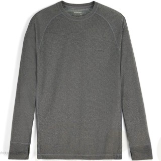 Tee-Shirt Strata 160 Crew Dark Grey Heather SIMMS