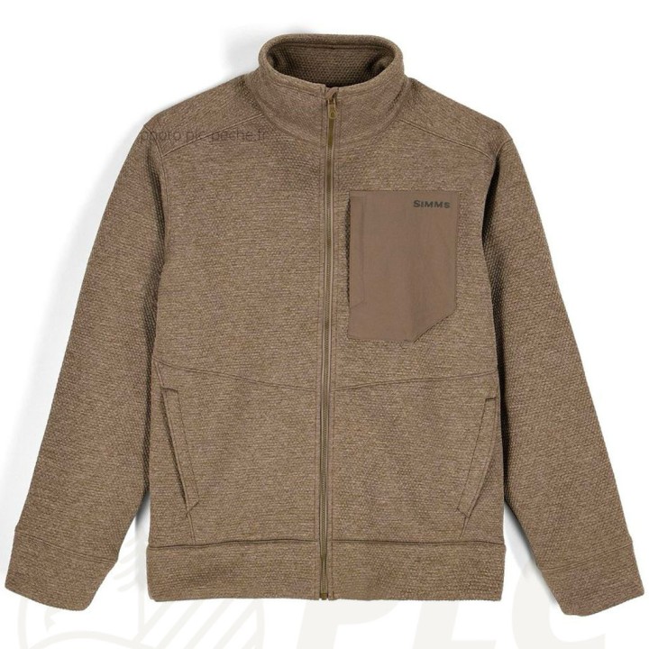 Veste Harbor Fleece Sturgeon Heather SIMMS