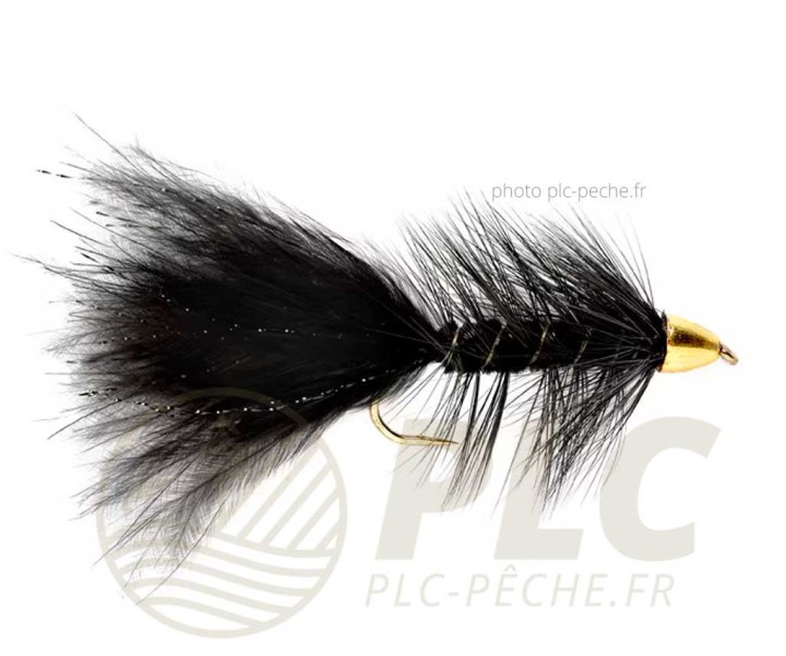 Mouche FULLING MILL G/Nug Woolly Bug Black S10
