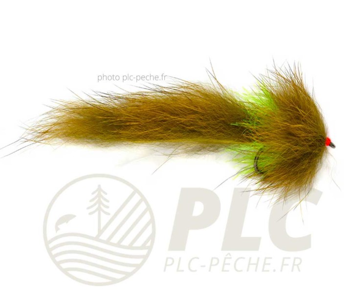 Mouche FULLING MILL Fluff Cat Olive Tung B/L S8