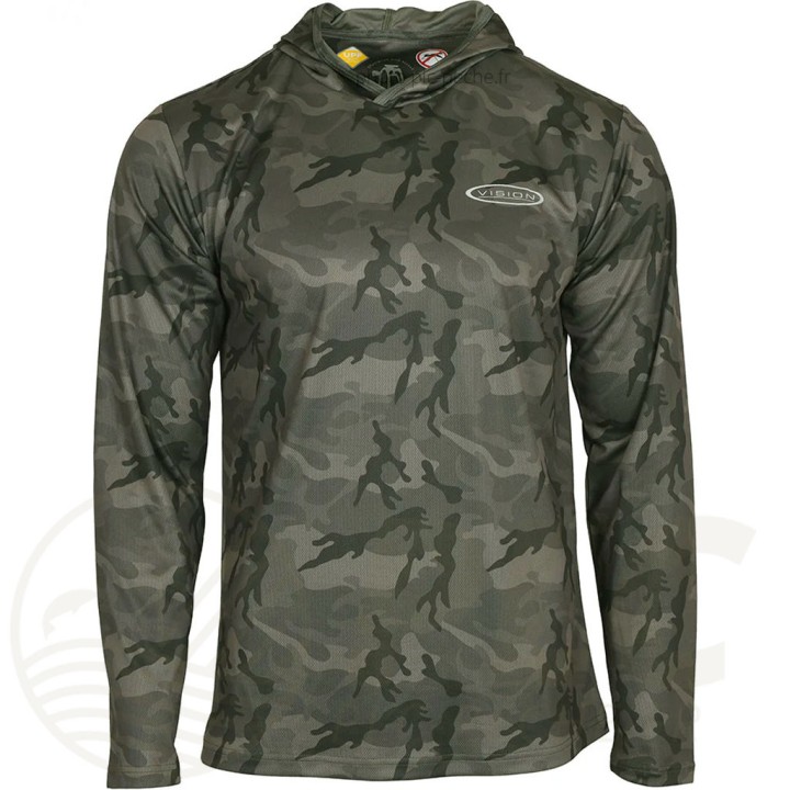 Hoodie VISION Bamboo Bug and UV Camo | PLC-PECHE.FR