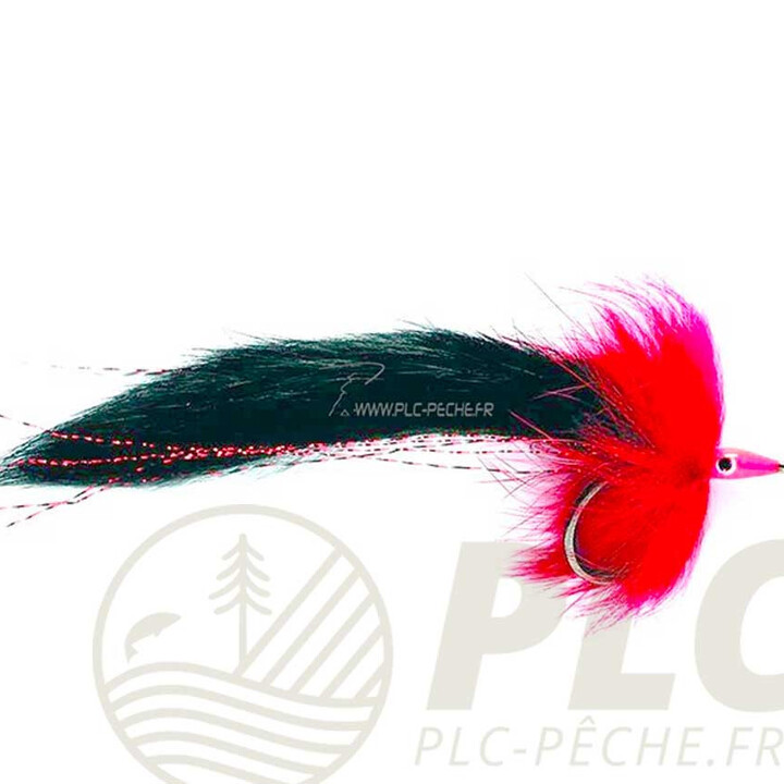 Mouche Mer FULLING MILL Tarpon Bunny Black