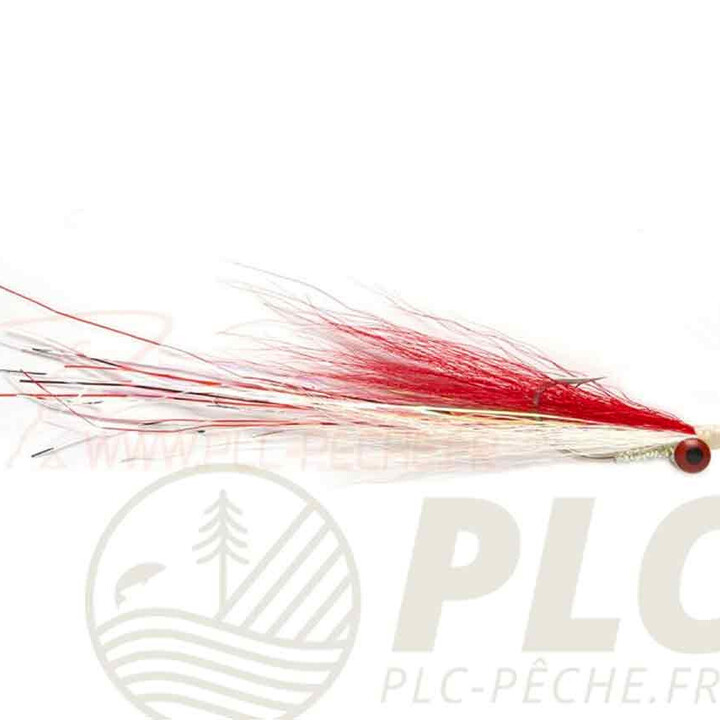 Mouche Mer FULLING MILL Clouser Red/White Deep Water