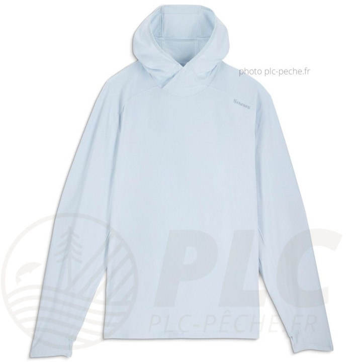 Solar Flex Hoody Bimini Blue SIMMS action