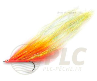 Mouche Brochet DEVAUX Guido Vinck orange/jaune 5/0