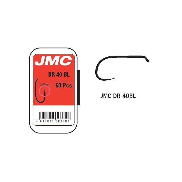 Hameçon mouche DR 40 BL JMC fin de fer mouche sèche - PLC FLY SHOP