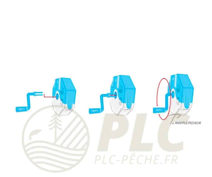 Minispool Manivelle Vert Switchbox OMNISPOOL | PLC-PECHE.FR