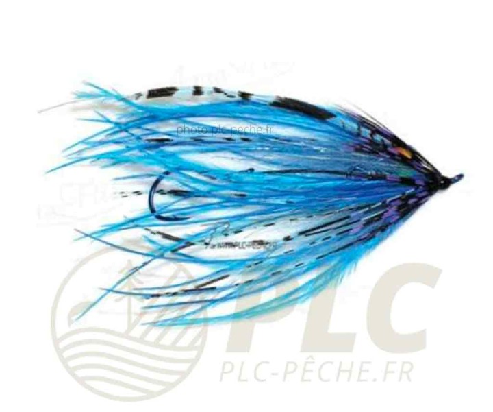Mouche AQUA FLIES Steelhead Intruder Senyo's OCD Blue
