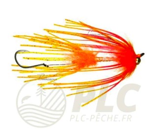 Mouche Steelhead AQUAFLIES Intruder Sili-leg Red/Orange