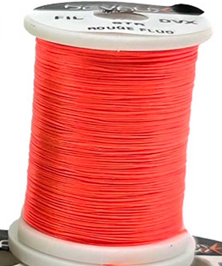 Fils de montage DEVAUX STR rouge fluo