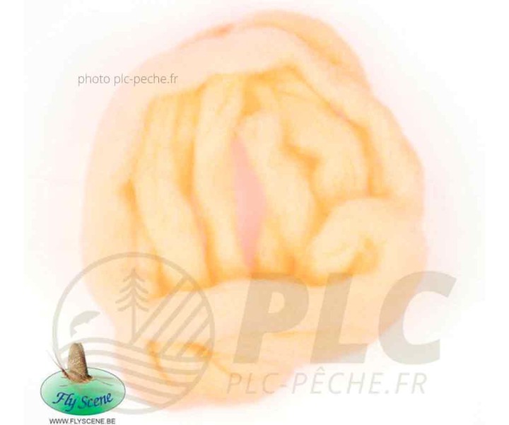 Egg Yarn FLY SCENE White Oeuf de saumon