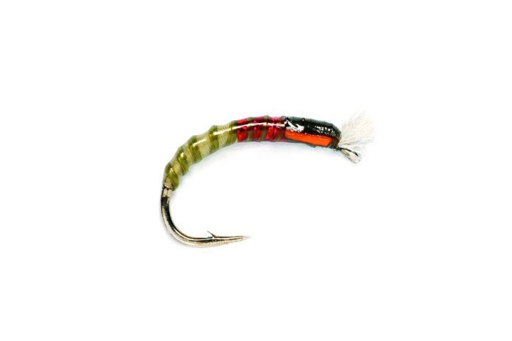 Mouches FULLING MILL Buzzer Red Neck Olive | PLC-PECHE.FR