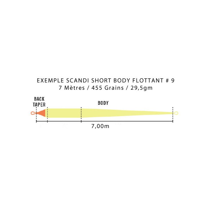 Soie Rio scandi body flottant - PLC FLY SHOP