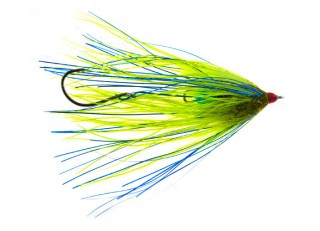 Mouche steelhead intruder fish taco chartreuse - PLC FLY SHOP