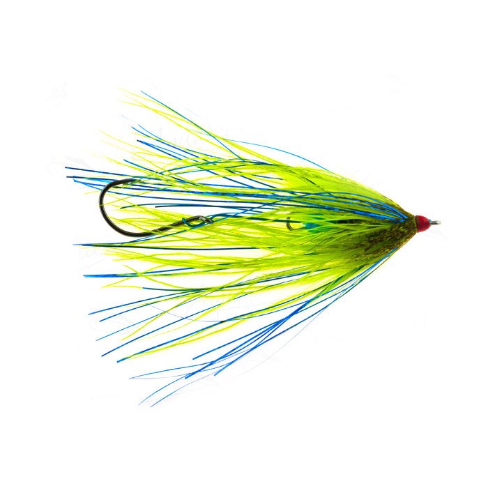Mouche steelhead intruder fish taco chartreuse - PLC FLY SHOP