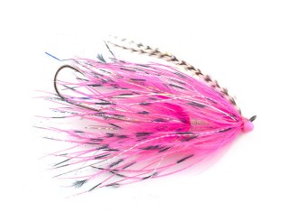 Mouche Intruder Stu's Barred Ostrich Pink/Pink
