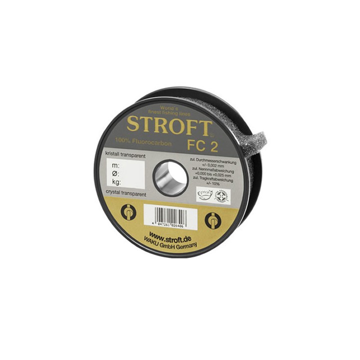Fils Fluorocarbone Stroft FC2 25m - PLC FLY SHOP