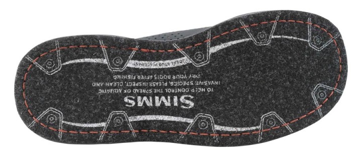 Chaussures de Wading SIMMS G3 Guide Boot Feutre Steel Grey | PLC-PECHE.FR