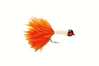 Mouche FULLING MILL Lead Bug White/Orange | PLC-PECHE.FR