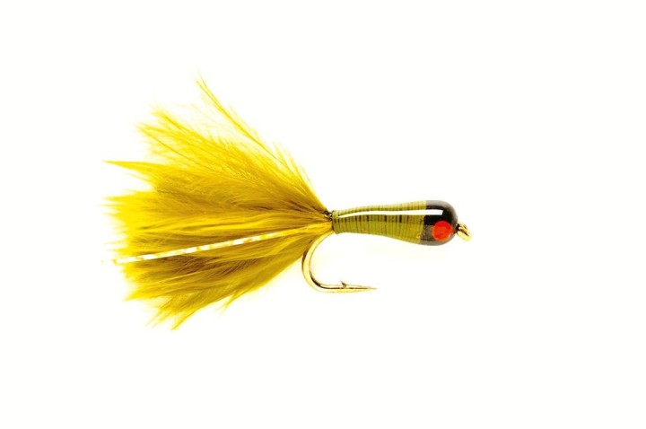 Mouche FULLING MILL Lead Bug Olive | PLC-PECHE.FR